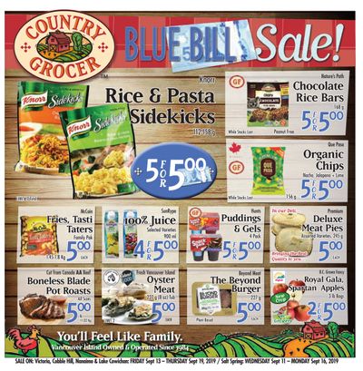 Country Grocer Flyer September 13 to 19