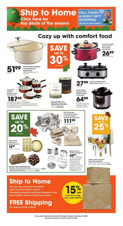 Fred Meyer Weekly Ad Flyer October 28 to November 10