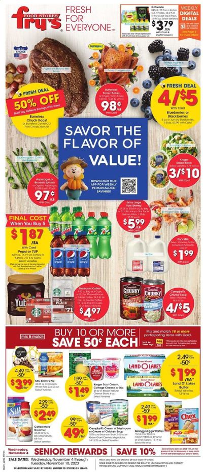 Fry’s (AZ) Weekly Ad Flyer November 4 to November 10