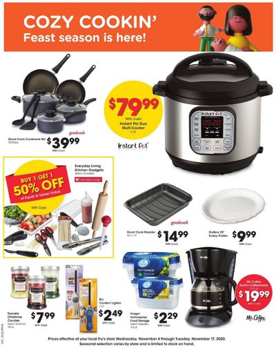 Fry’s Weekly Ad Flyer November 4 to November 17