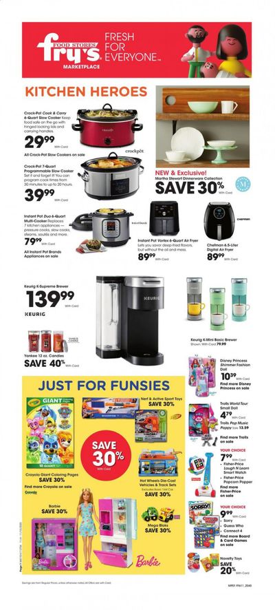 Fry’s (AZ) Weekly Ad Flyer November 4 to November 10