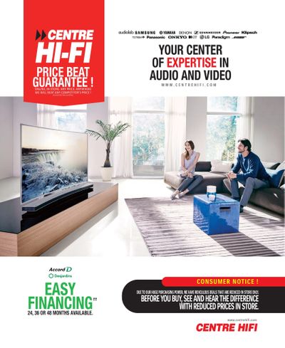 Centre Hi-Fi Flyer September 13 to 19