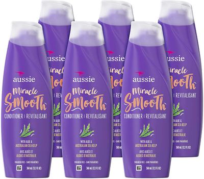 Aussie Miracle Smooth Conditioner, 12.1 Fl. Oz (Pack of 6) On Sale for $ 10.98 at Amazon Canada