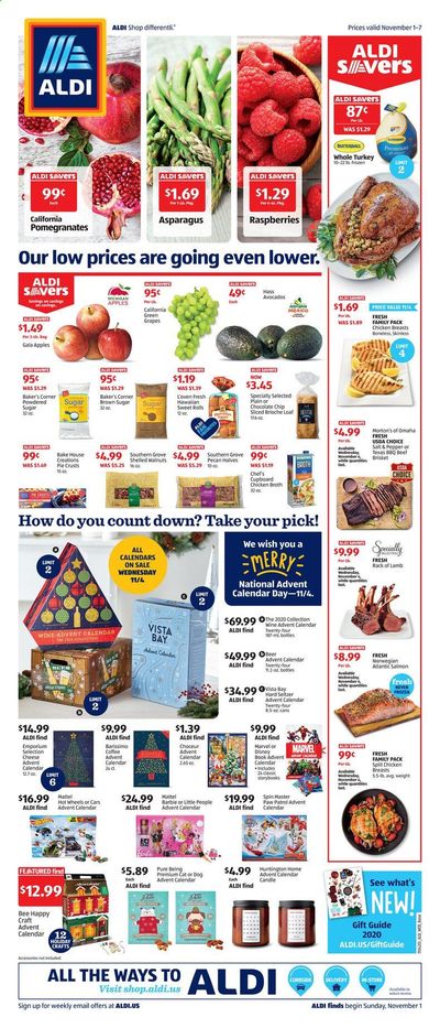 ALDI (MI, OH) Weekly Ad Flyer November 1 to November 7