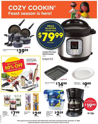 Smith's (AZ, ID, MT, NM, NV, UT, WY) Weekly Ad Flyer November 4 to November 17