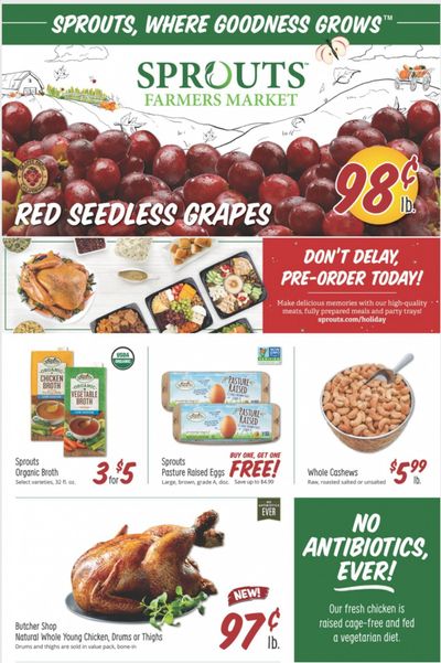 Sprouts Weekly Ad Flyer November 4 to November 10