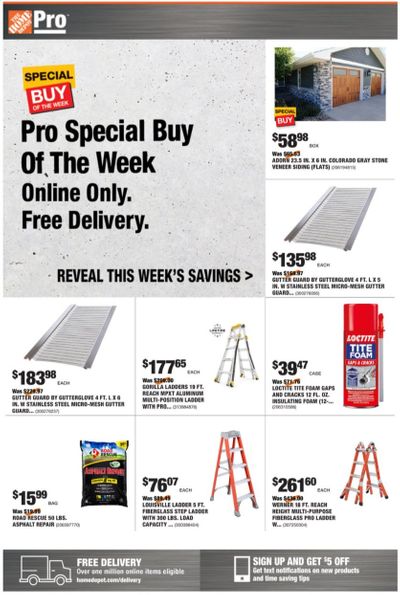 The Home Depot Weekly Ad Flyer November 2 to November 9