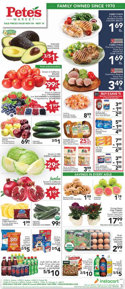 Pete's Fresh Market (IL) Weekly Ad Flyer November 4 to November 10