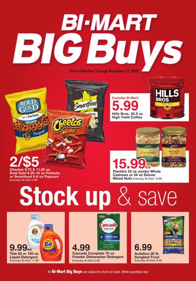 Bi-Mart Weekly Ad Flyer November 4 to November 17 Bi-Mart Weekly Ad Flyer November 4 to November 17
