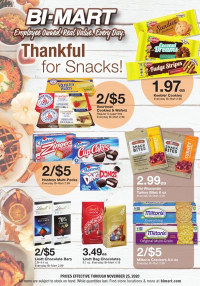 Bi-Mart Weekly Ad Flyer November 4 to November 25