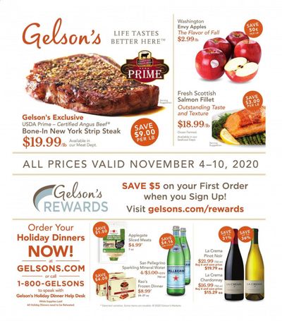 Gelson's Weekly Ad Flyer November 4 to November 10