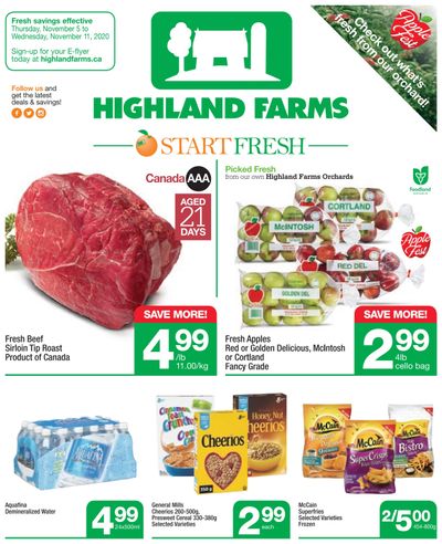 Highland Farms Flyer November 5 to 11