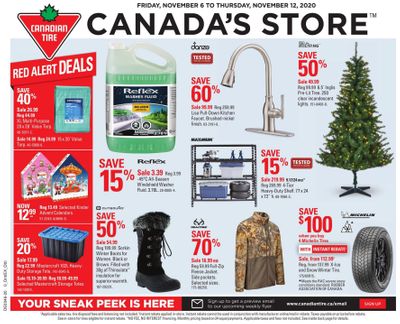 Canadian Tire (ON) Flyer November 6 to 12