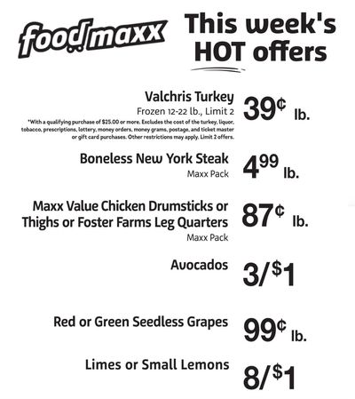 Foodmaxx Weekly Ad Flyer November 4 to November 10, 2020
