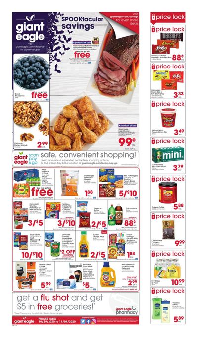 Giant Eagle Weekly Ad Flyer October 29 to November 4, 2020