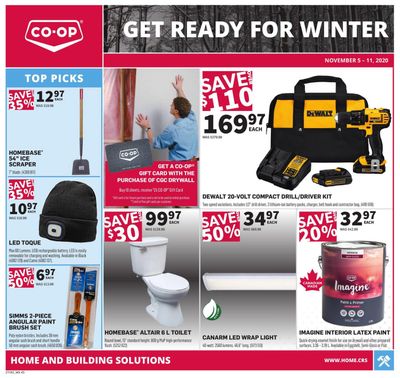 Co-op (West) Home Centre Flyer November 5 to 11