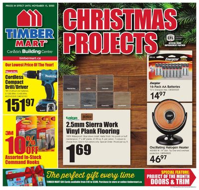 Timber Mart Flyer November 4 to 15