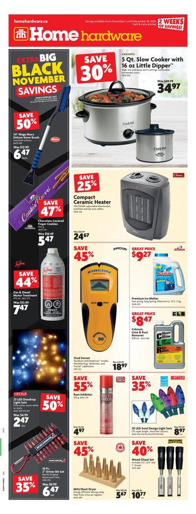 Home Hardware (Atlantic) Flyer November 5 to 18