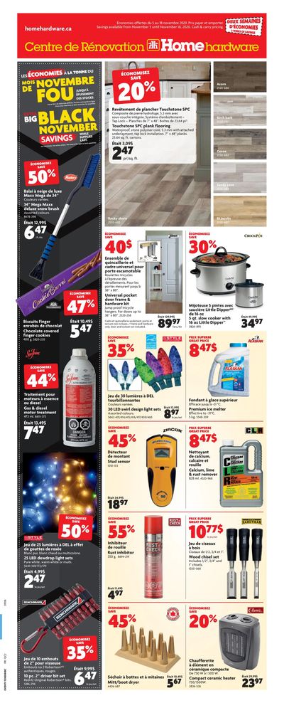Home Hardware Building Centre (QC) Flyer November 5 to 18