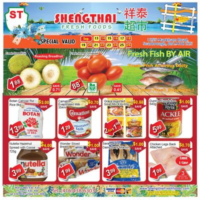 Shengthai Fresh Foods Flyer September 13 to 26