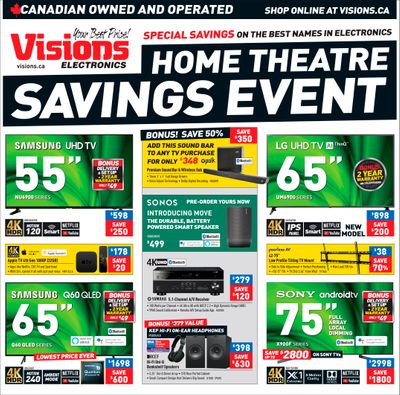 Visions Electronics Flyer September 13 to 19