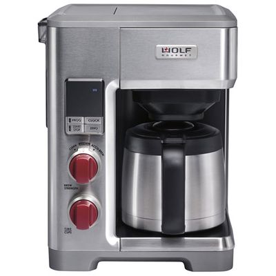 Wolf Gourmet Programmable Drip Coffee Maker - 10-Cup - Stainless Steel On Sale for $499.99 at Best Buy Canada