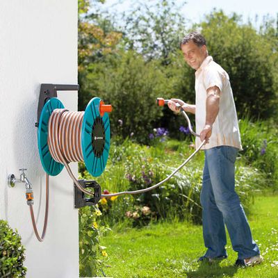 Gardena Wall-mounted Hose Reel and Hose Guide On Sale for $ 79.99 at Costco Canada
