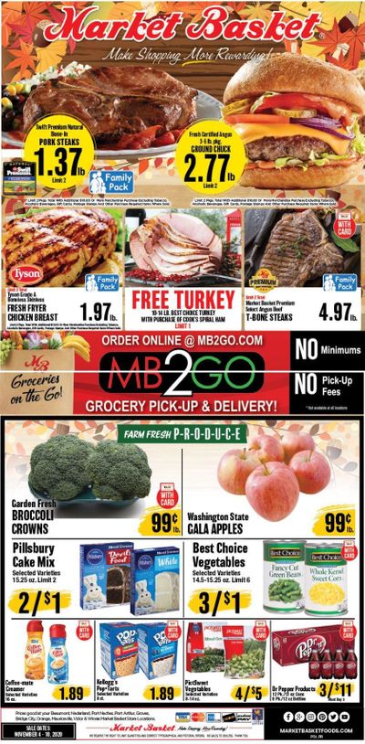 Market Basket (LA, TX) Weekly Ad Flyer November 4 to November 10