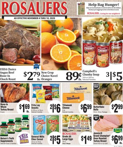 Rosauers Weekly Ad Flyer November 4 to November 10