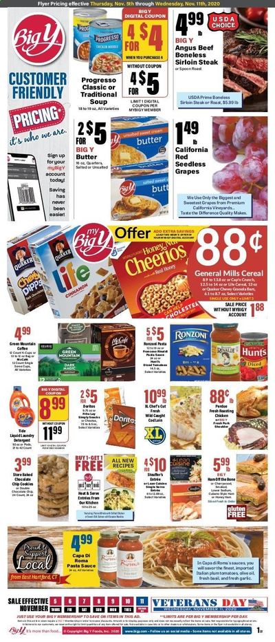 Big Y (MA) Weekly Ad Flyer November 5 to November 11
