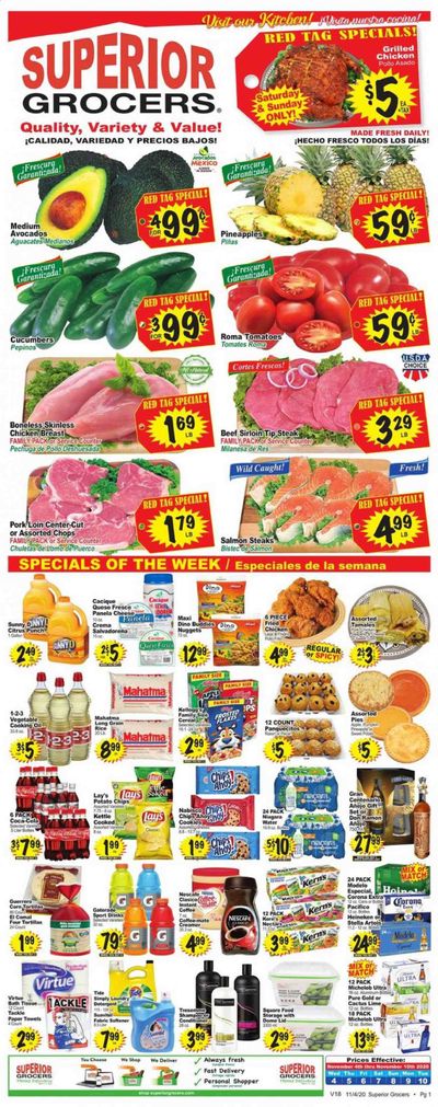 Superior Grocers Weekly Ad Flyer November 4 to November 10