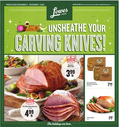 Lowes Foods Weekly Ad Flyer November 4 to December 1