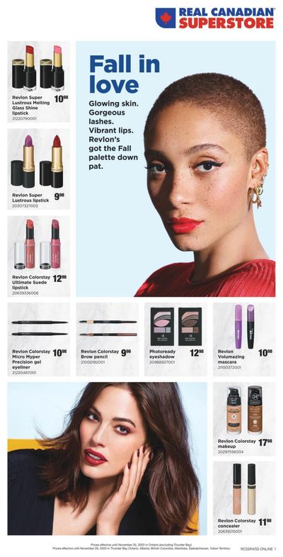 Real Canadian Superstore Cosmetic Insert November 5 to 26