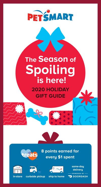 PetSmart Holiday Gift Guide November 5 to December 24