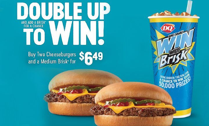 Buy 2 Cheeseburgers! at Dairy Queen