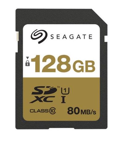 Seagate 128GB 80MB/s SDXC Memory Card - $14.97 @ Best Buy, 64GB $9.97 For Best Buy Canada