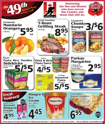 The 49th Parallel Grocery Flyer November 5 to 11