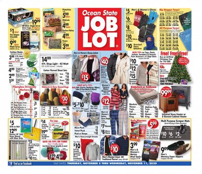 Ocean State Job Lot Weekly Ad Flyer November 5 to November 11