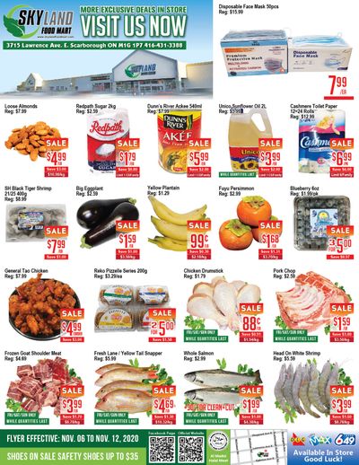 Skyland Food Mart Flyer November 6 to 12
