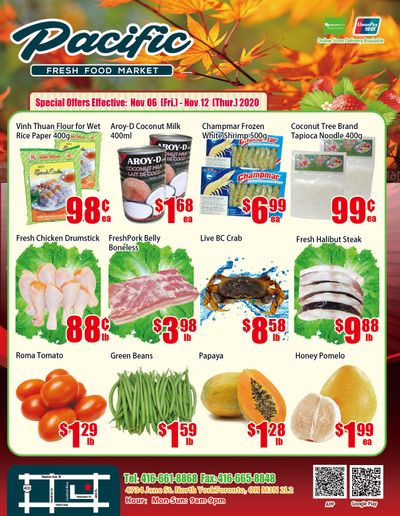 Pacific Fresh Food Market (North York) Flyer November 6 to 12