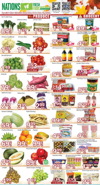 Nations Fresh Foods (Hamilton) Flyer November 6 to 12