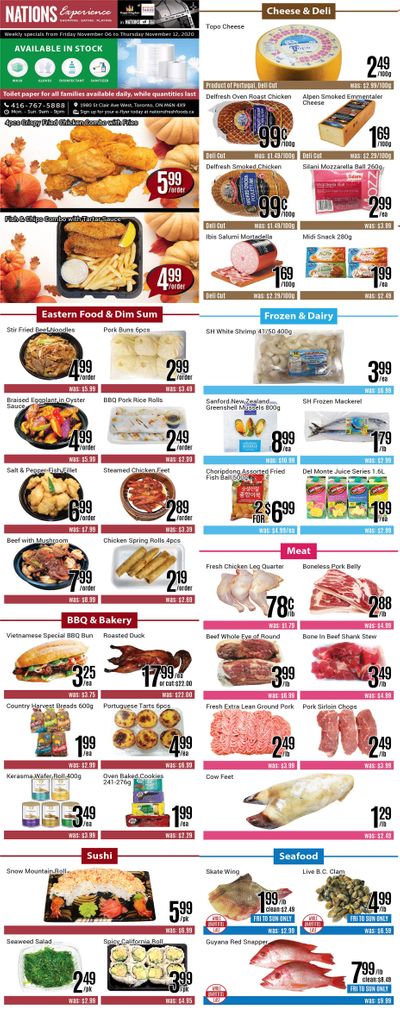 Nations Fresh Foods (Toronto) Flyer November 6 to 12