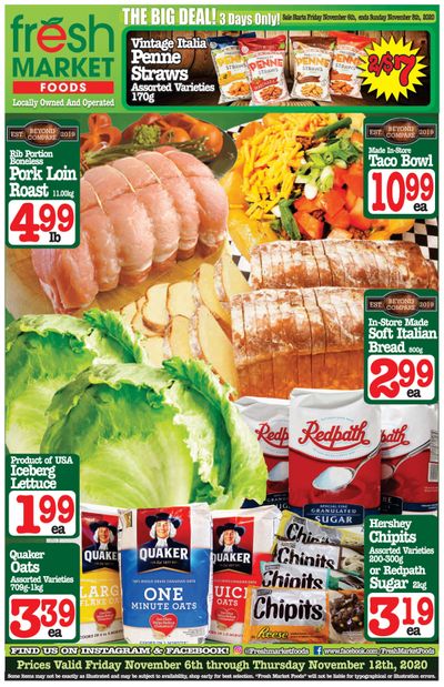 Fresh Market Foods Flyer November 6 to 12