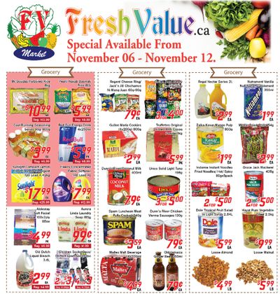 Fresh Value Flyer November 6 to 12