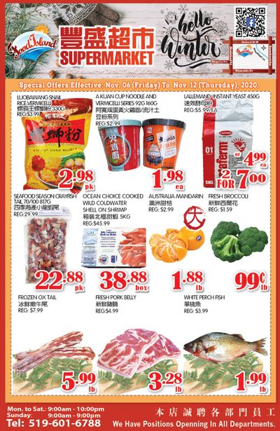 Food Island Supermarket Flyer November 6 to 12