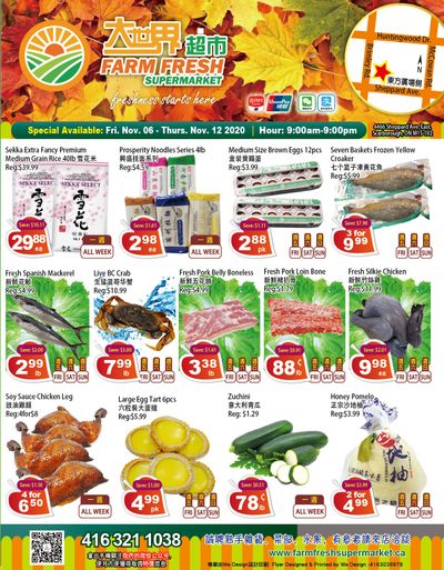 Farm Fresh Supermarket Flyer November 6 to 12