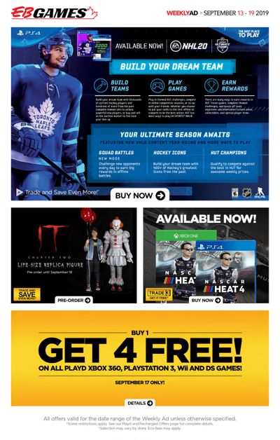 EB Games Flyer September 13 to 19