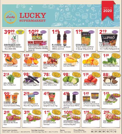 Lucky Supermarket (Calgary) Flyer November 6 to 12