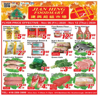 Jian Hing Foodmart (Scarborough) Flyer November 6 to 12