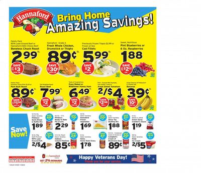 Hannaford (MA) Weekly Ad Flyer November 8 to November 14